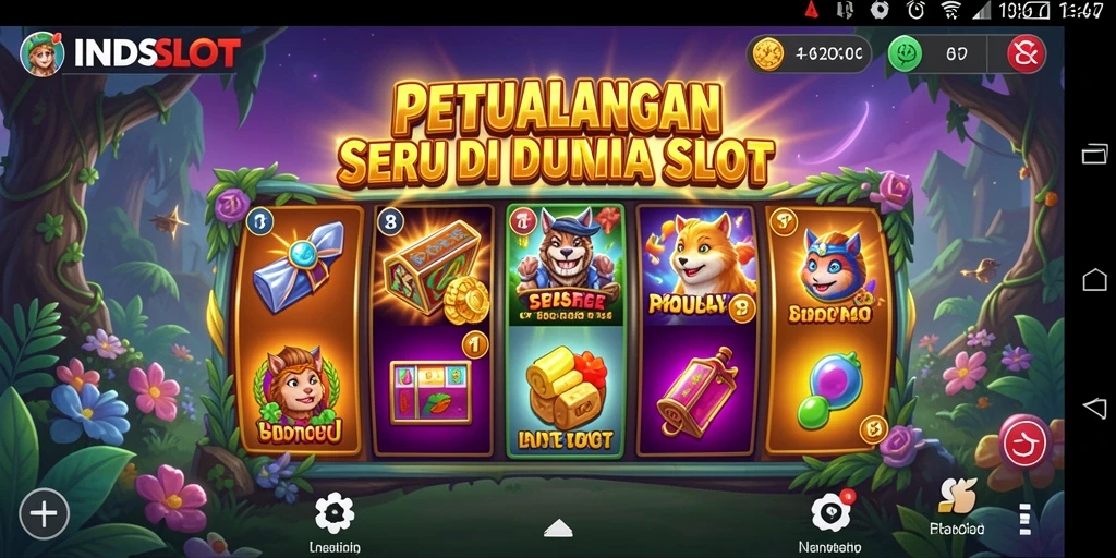 Tangkapan layar gameplay INDSLOT menampilkan aksi seru dan grafis memukau.