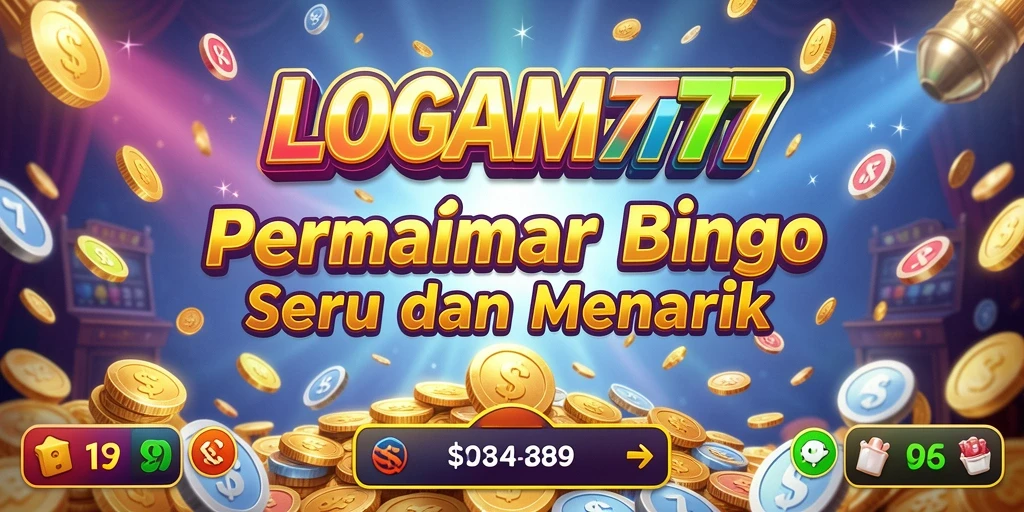 Tampilan seru dari gameplay Bingo di LOGAM777.
