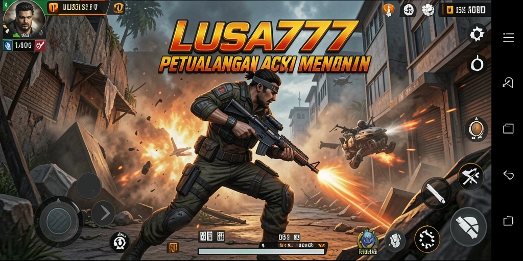 Tampilan gameplay seru dan menantang di LUSA777.