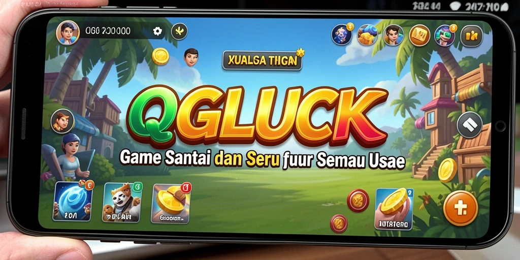 Screenshot gameplay QGLUCK menunjukkan serunya permainan Casual.